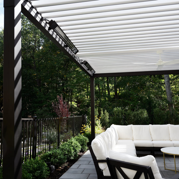 TerraSummer Motorized Louvered Pergola XL