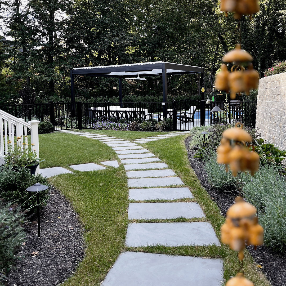 TerraSummer Motorized Louvered Pergola XL