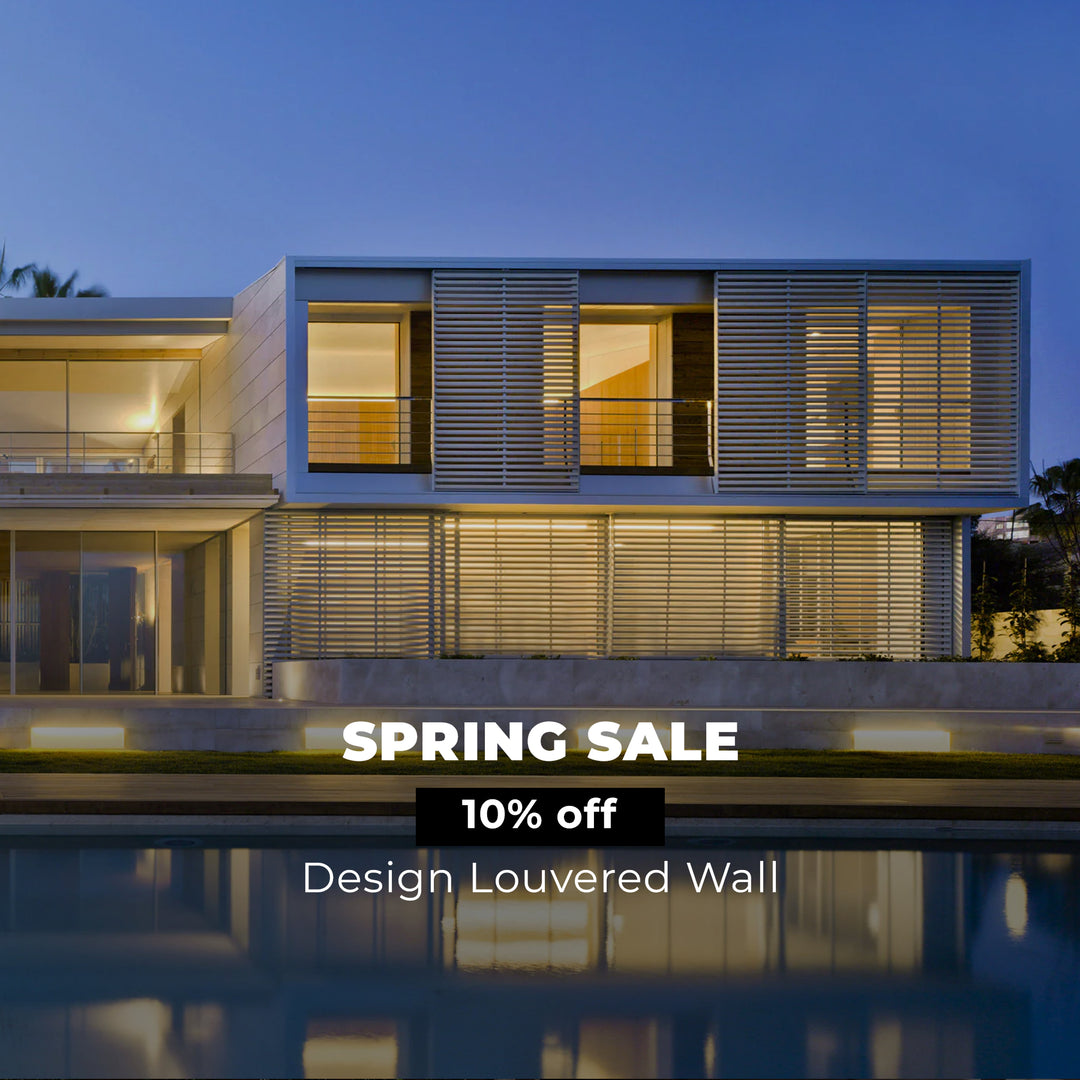 Spring Sale 10% Off Terra Summer Design Louvered Wall