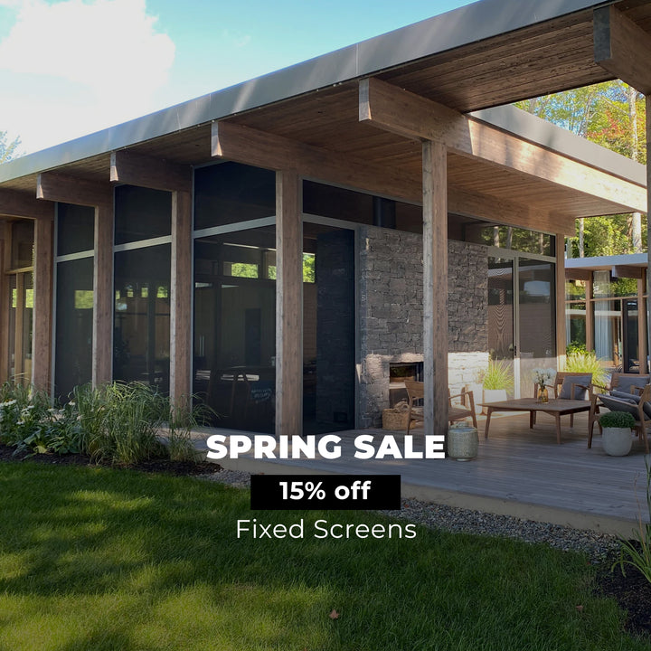 Spring Sale 15% Off Terra Summer Fixed Screens