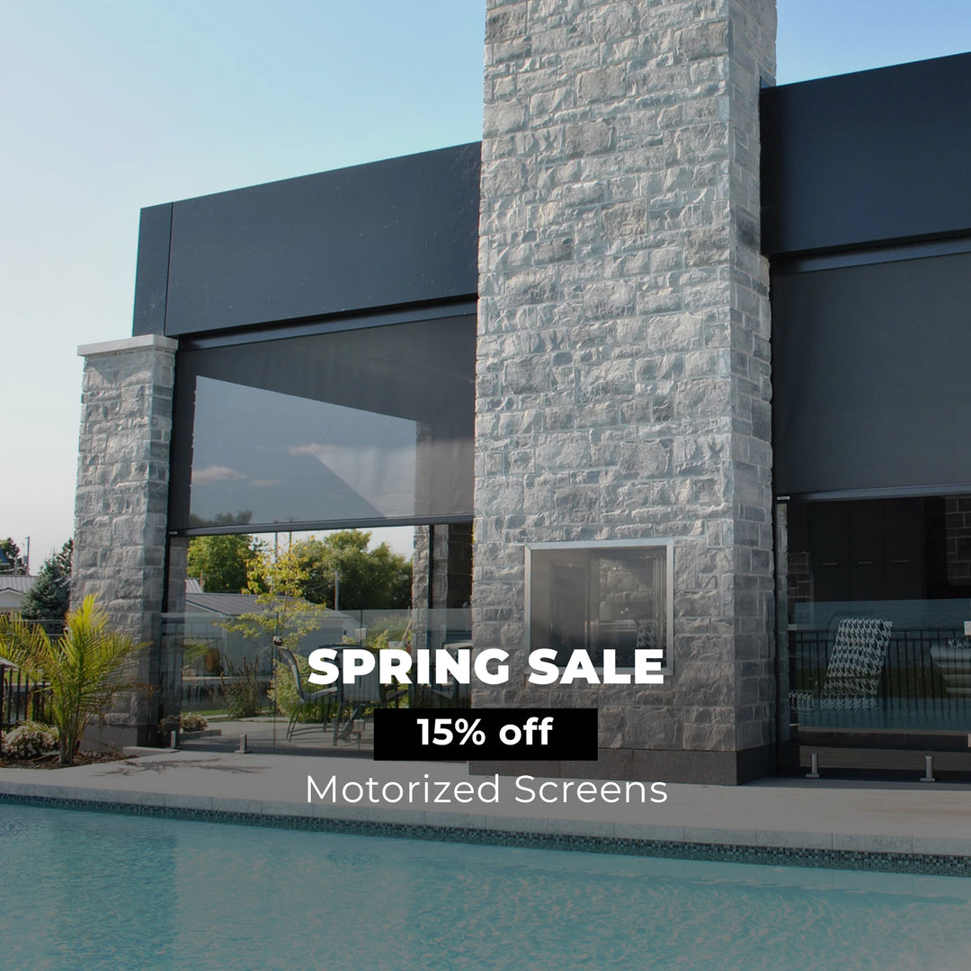 Spring Sale 15% Off TerraSummer Motorized screens