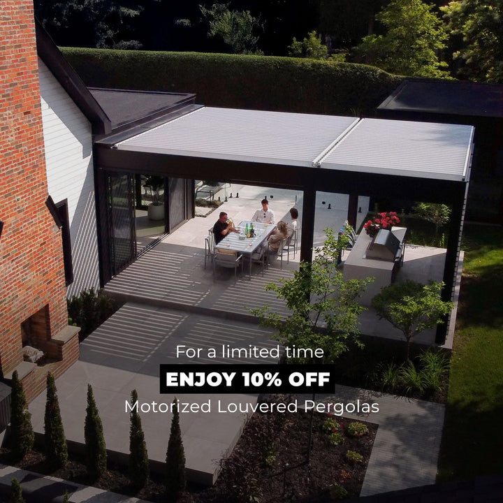 Pergola bioclimatique motorisée