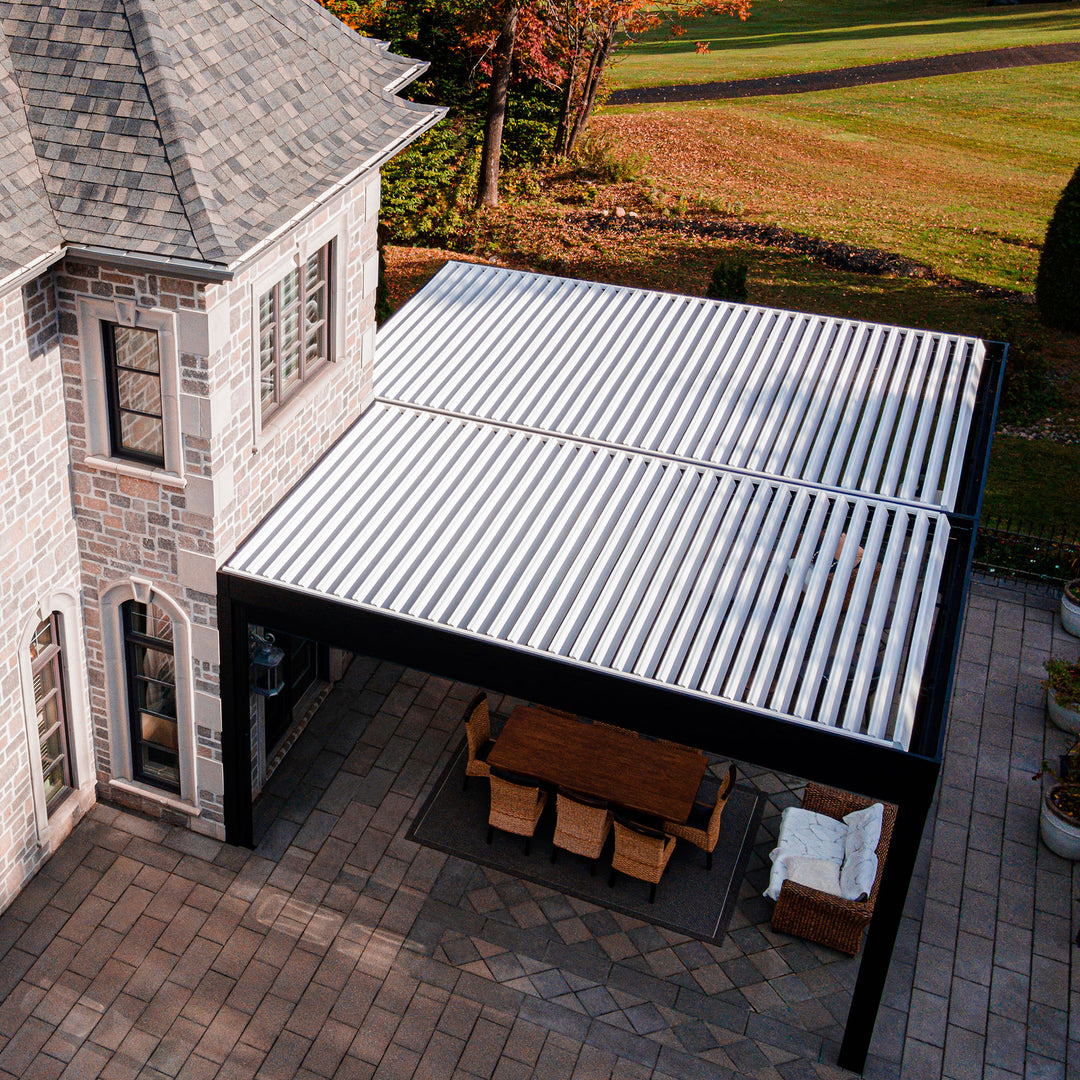 TerraSummer Motorized Louvered Pergola XL