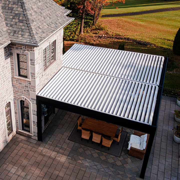 TerraSummer Motorized Louvered Pergola XL