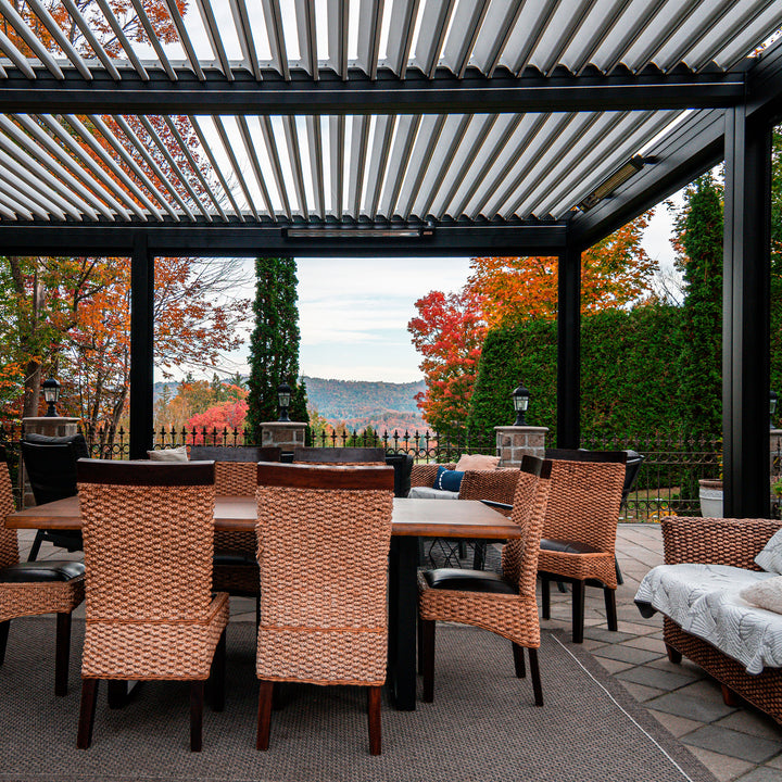 TerraSummer Motorized Louvered Pergola XL