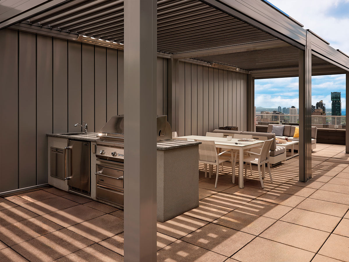 TerraSummer rooftop pergola