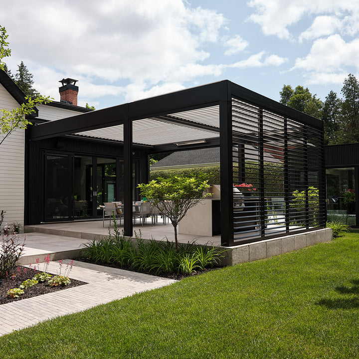 TerraSummer Motorized Louvered Pergola XL