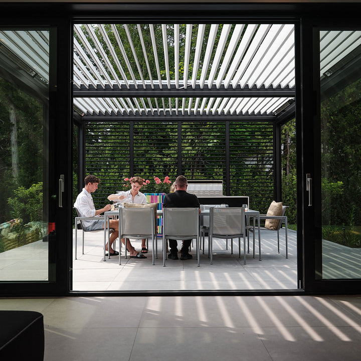 TerraSummer Motorized Louvered Pergola XL