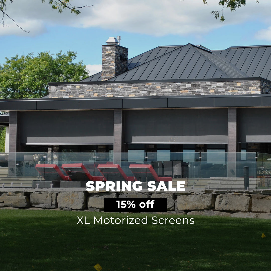 Spring Sale 15% Off  Terra Summer Large Motorized Screens